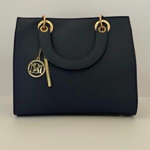 Badgley Mischka Tote Bag - Navy Blue